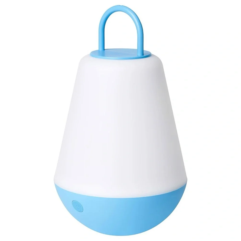 IKEA SOMMARLANKE Led Decorative Table Lamp White Blue Battery 8 1/4